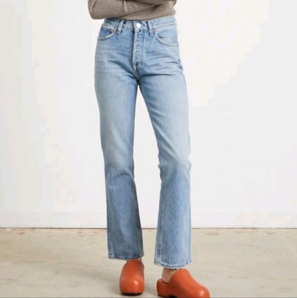 Agolde Light Blue Women's Boot Cut Jeans